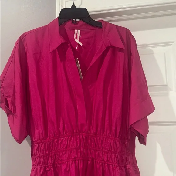 NWT Anthropologie The Somerset Maxi Dress Size XL Pink Z493 - Picture 4 of 6